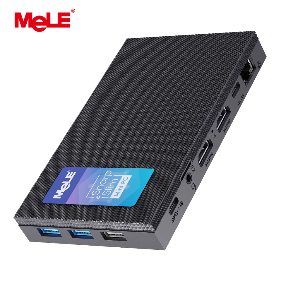 MeLE Quieter4C Fanless Mini PC 4K Dual HDMI