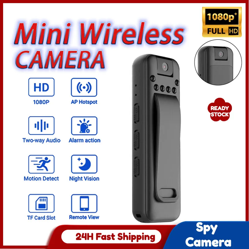 Mini Telecamera Visione Notturna Piccolo Corpo Wireless Cam Micro Videoregistratore Vocale Segreto Indossabile Bodycam Discreto
