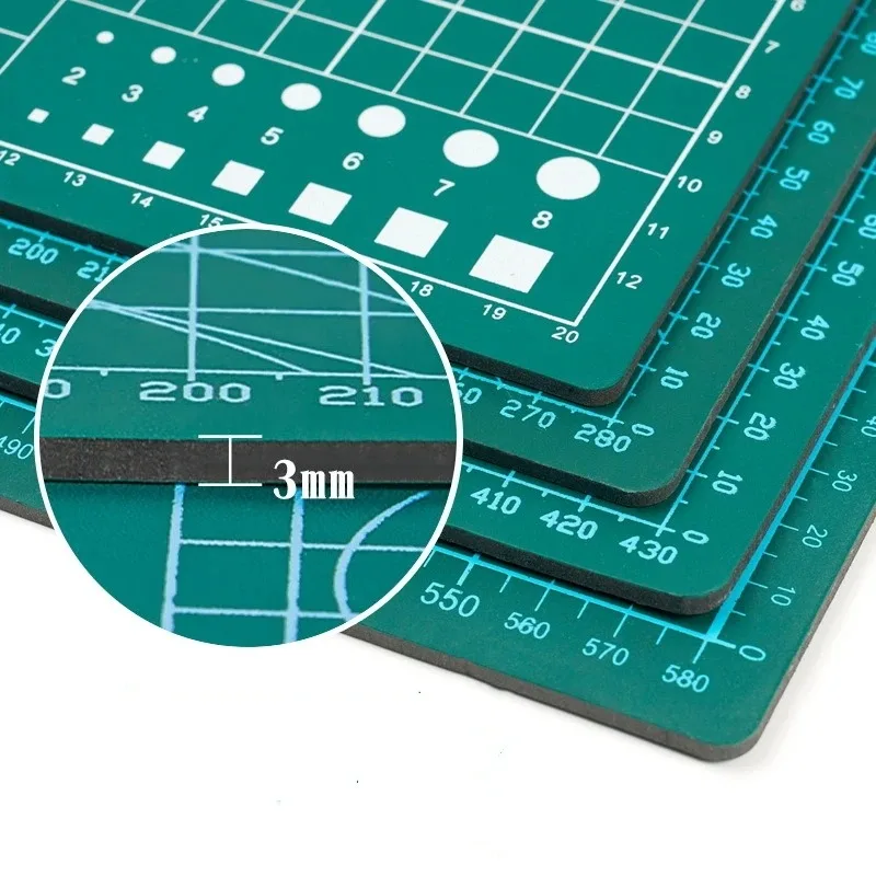 A2 A3 A4 A5 PVC 커팅 매트 양면 자기 치유 보드 패치 워크 도구 DIY 수동 공예 아티스트 커팅 나이프 라켓 키트