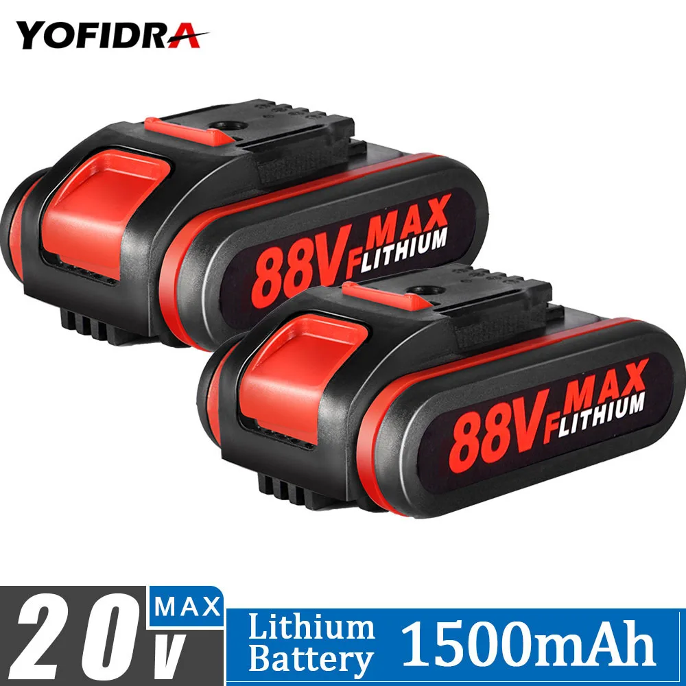 88VF Rechargeable 7500mAh Lithium Ion Battery Electric Saw Wrench Cordless Reciprocating Saw 36VF 48VF 88VF power tool battery rechargeable lithium batteries