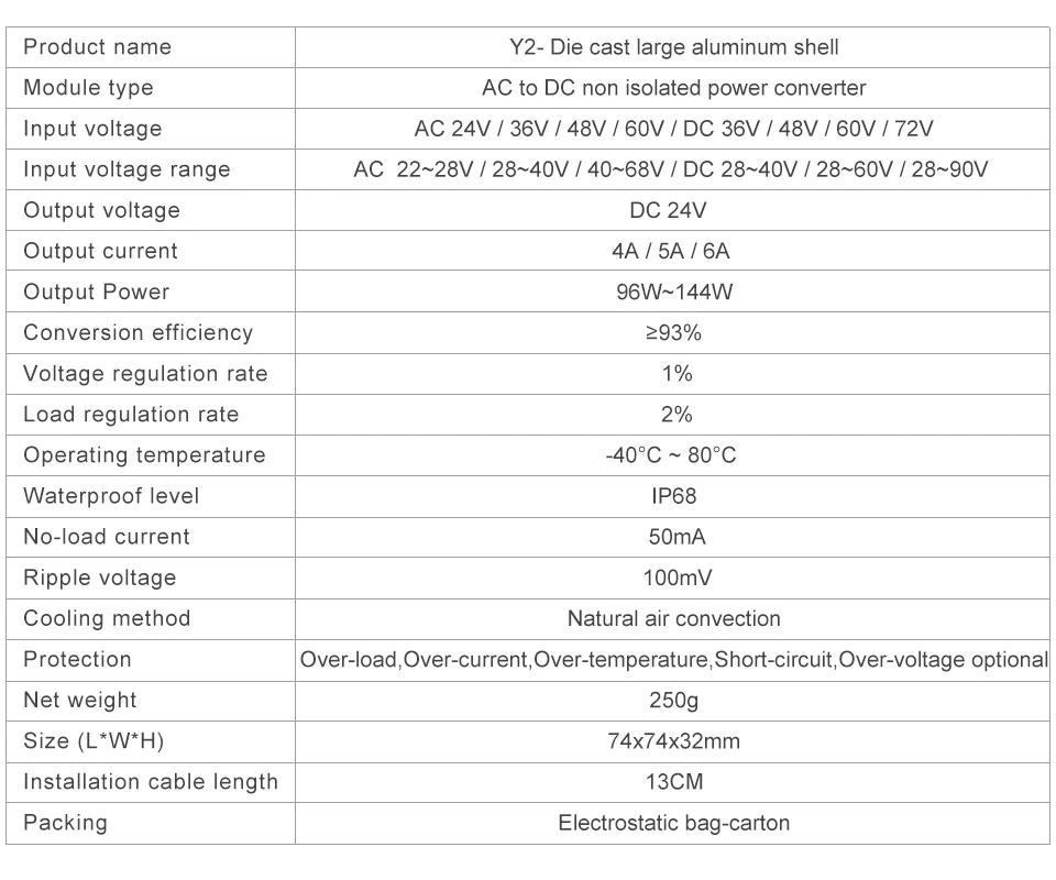 AC zu DC AC24V zu DC24V Stromwandler AC36V zu DC24V Step-Down-Modul – Detail 2