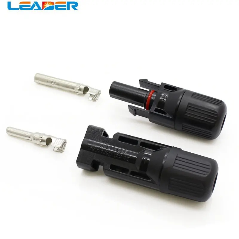 

LEADERSOLAR 1000 Pairs TUV Waterproof IP67 Solar PV Connection Cable Coupler Connector PV Male Female Used In Solar Panel System