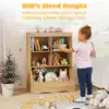 34.5" Kids Bookshelf w/ Anti-Tipping Kits Multi-functional Display Rack 5