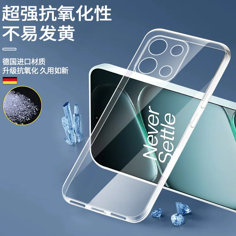 Transparent Silicone Soft Phone Case with Ultra-Thin TPU and Camera Protection