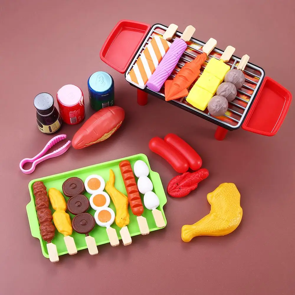 

Educational Toy Artificial Foods Simulate BBQ Toys Set Role Play Simulation Barbecue Toy Pretend Play Kitchen Kids Toys