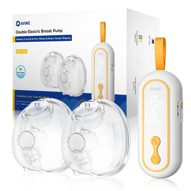 Electric Breast Pump Wearable Low Noise 4 Modes 15 Levels Double