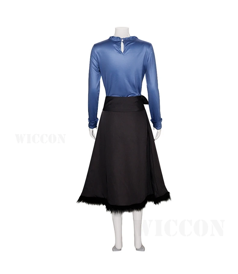 Spice and Wolf-Inspired Holo Wolf Deity Cosplay Costume with Wolf Ears, Tail, and Sachet for Women