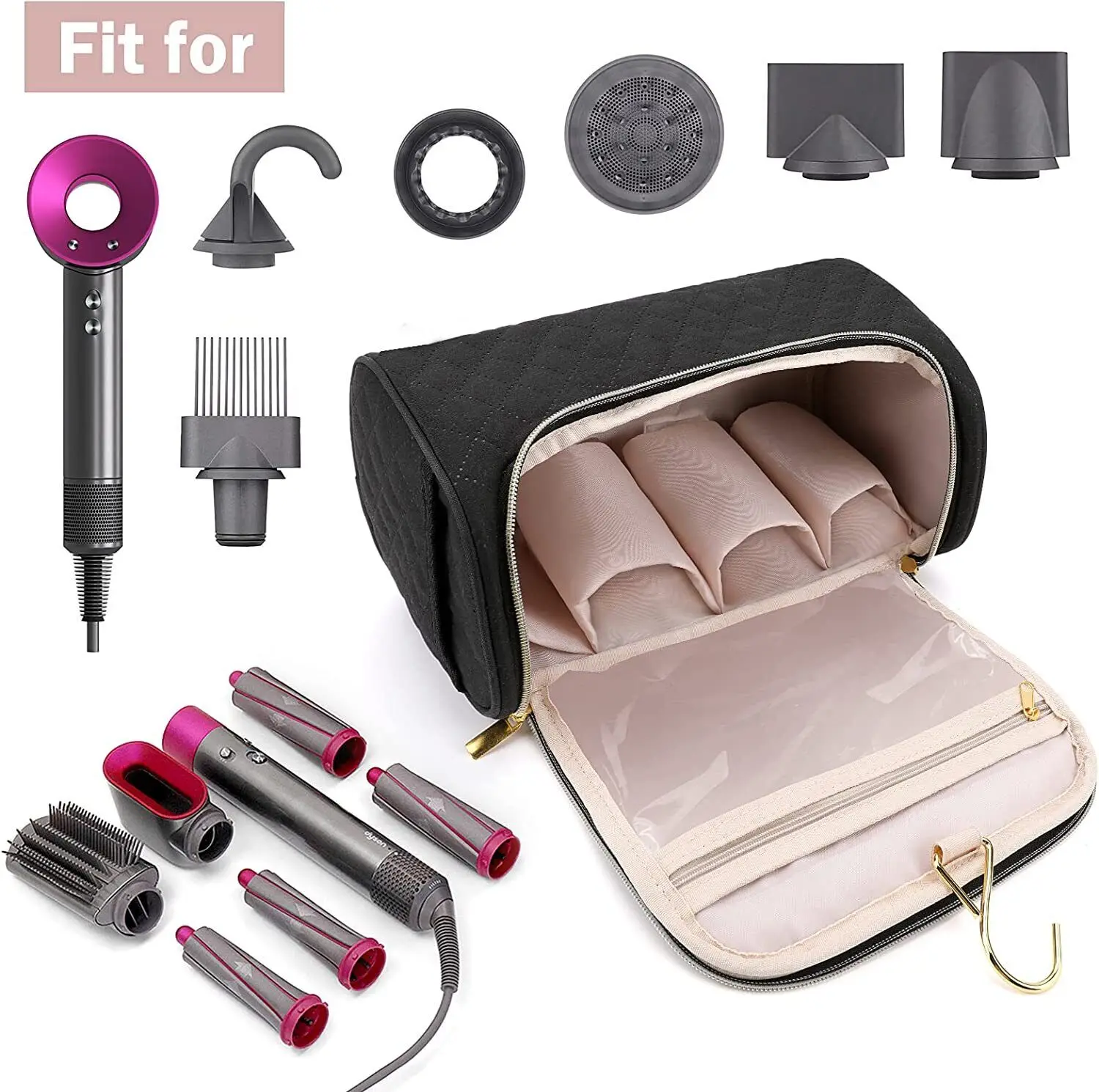 For Dyson Hair Dryer Case Washable Antiscratch Dust Proof Travel