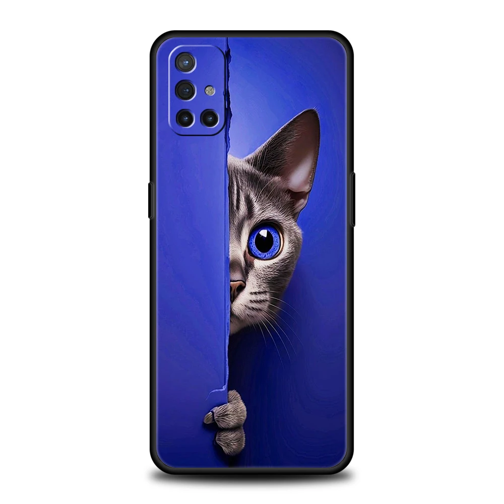 Adorable Cat Silicone Phone Case - Durable TPU Cover
