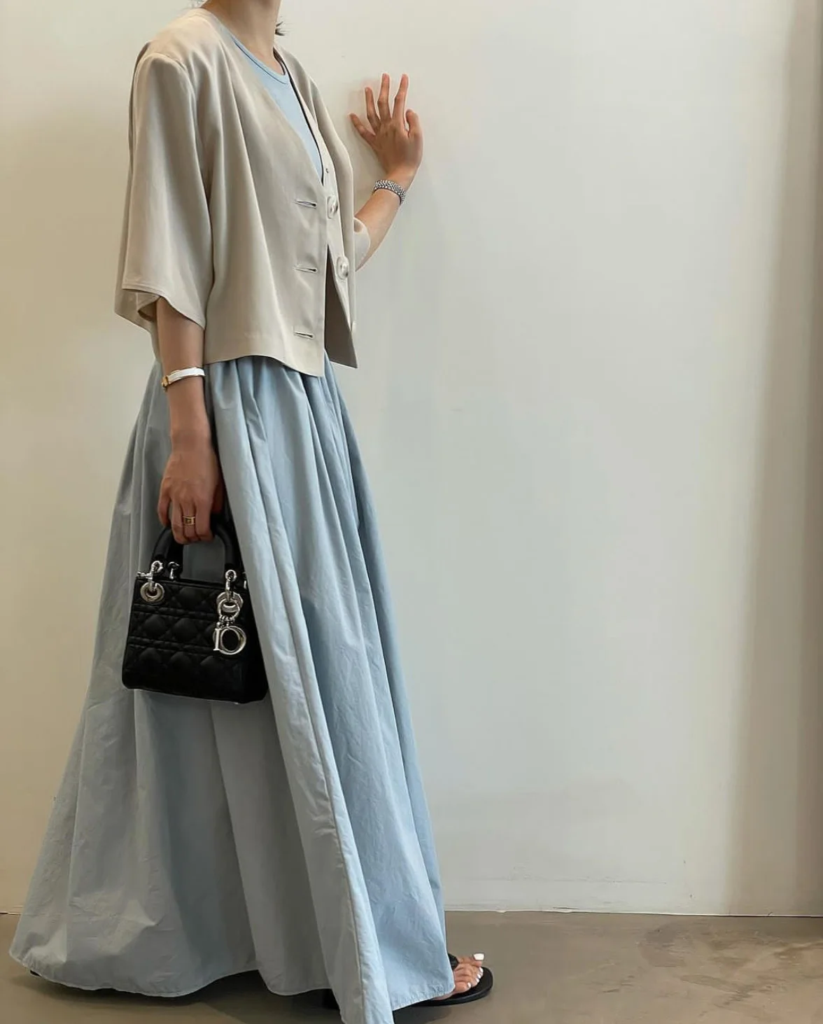 Women Elegant Long Dress Summer Sleeveless Korean Chic Dresses Ladies Vintage A Line Casual Long Robe Vestidos