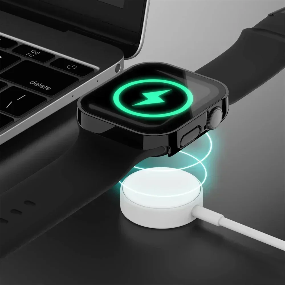 Wasserdichtes Gehäuse für Apple Watch 7, 8, 9, 45 mm, 41 mm, Displayschutzfolie, Glas + Abdeckung, Stoßstange, gehärtet, iWatch 5 SE 6, 44 mm, 40 mm, Zubehör – Detail 10