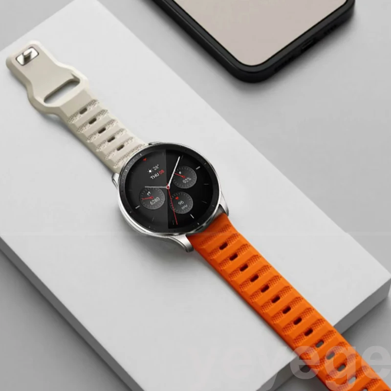Bracelet Silicone Noir Pour Amazfit GTR 2 Et GTS 2 - Longueur Réglable, Marque Vhbw, Neuf