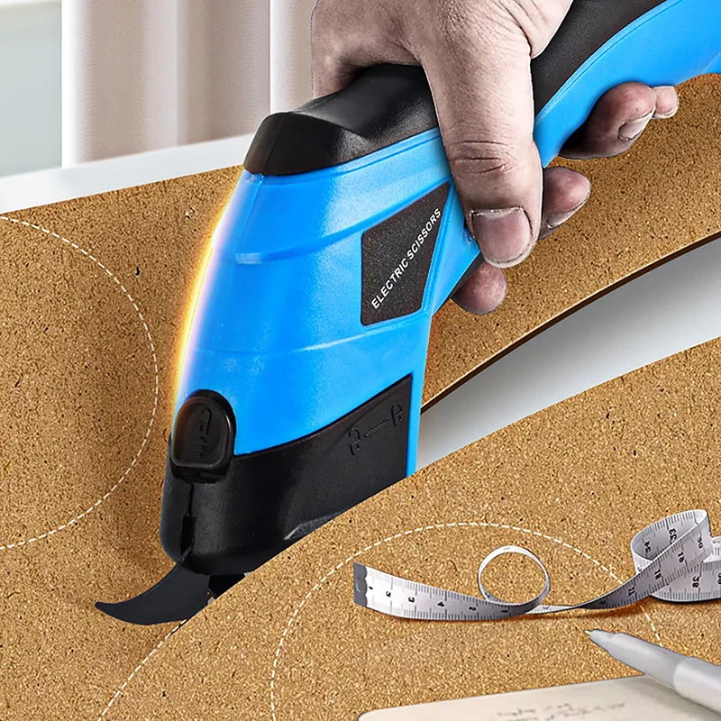 High Quality Electric Scissors Kit 2000mAh Lithium Battery For Soft Leather,Carpet Portable Wireless Cutting Machine Power Tools 2