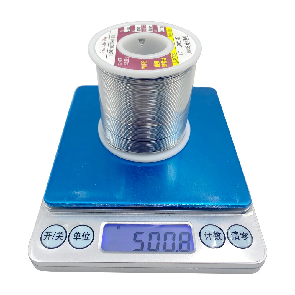 soldering wire 200g 500g Tin Wire Soldering Wire with Flux Melt Rosin Core Solder Roll No-clean for Electrical Repair,IC Repair