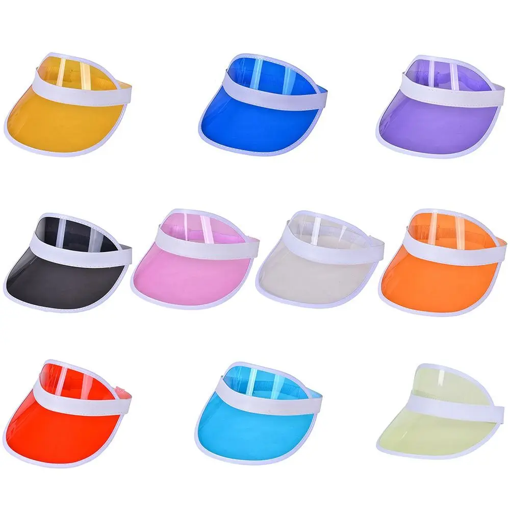 PVC Sports Accessories Women Men Anti-UV Sunshade Hat Summer Baseball Hat Visor Caps Bicycle Sun Hat 3
