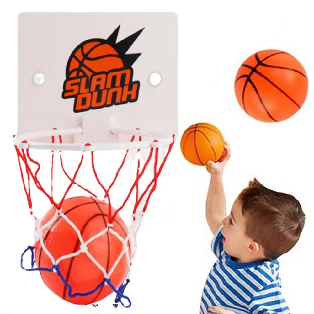 Description Picture 6 of item1 set Mini Basketball Backboard Hoop Netball Board Box Set Kids Indoor Game Kids Toys