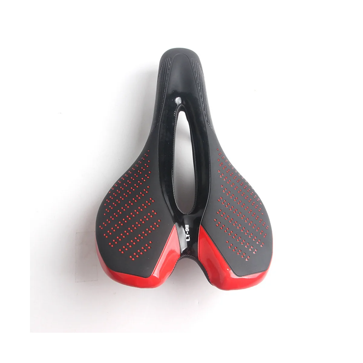 

Road Bike Saddle with Tail Light Warning Bicycle Cushion Microfiber Folding Bicycle Mountain Saddle Bicycle
