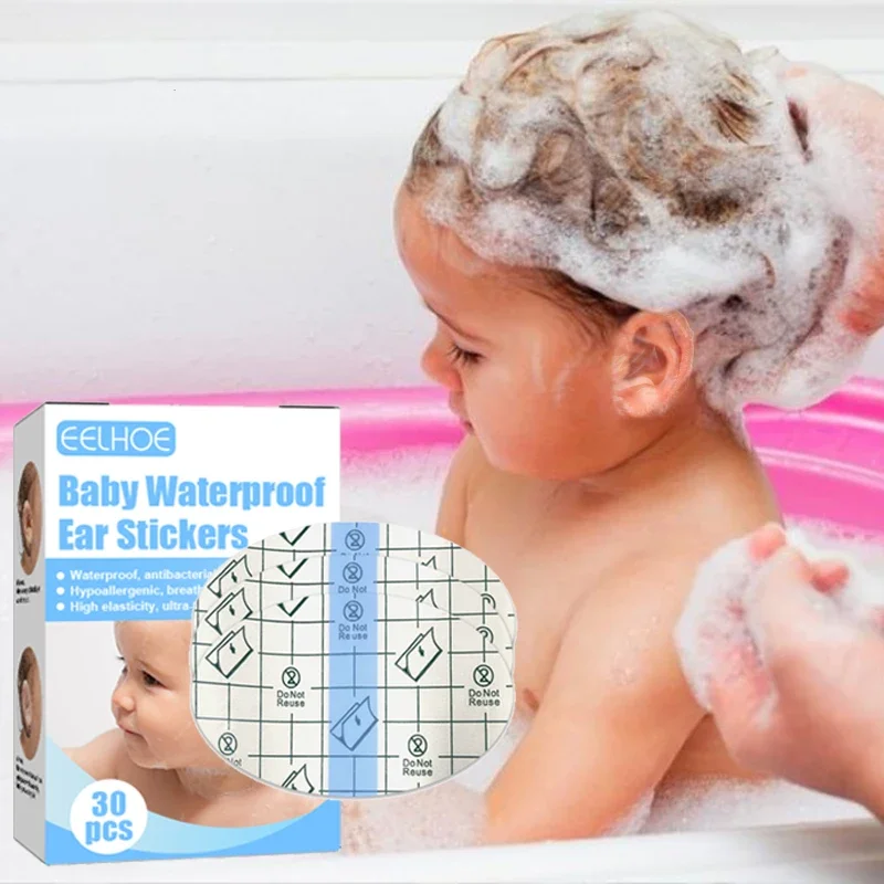

Baby waterproof ear stickers swimming bathing shampoo Infant Newborn Ear Care Paste protection Ear anti-water Baby Supplies