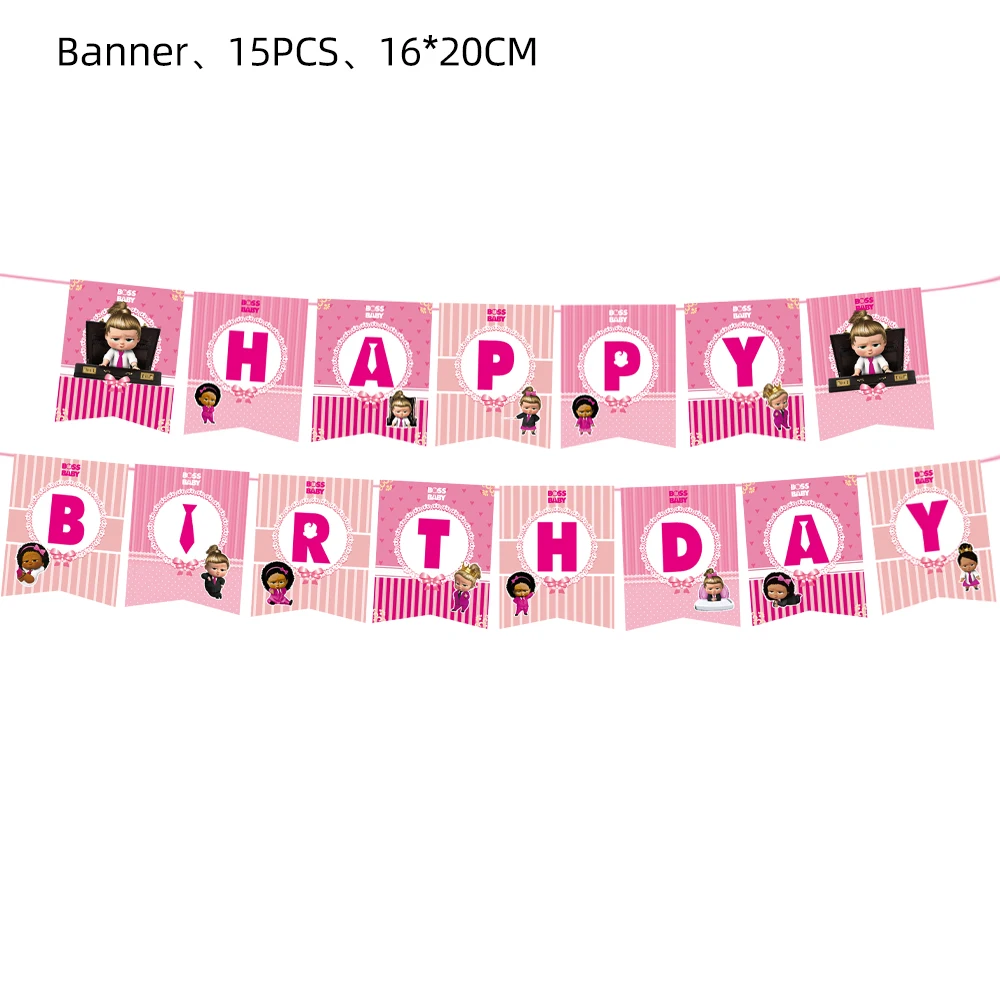 Lovely Girl Boss Happy Birthday Cake Topper Cute Baby Boy Cupcake Toppers  For Kids Birthday Party Cake Decorations Baby Shower - Disposable Party  Tableware - AliExpress