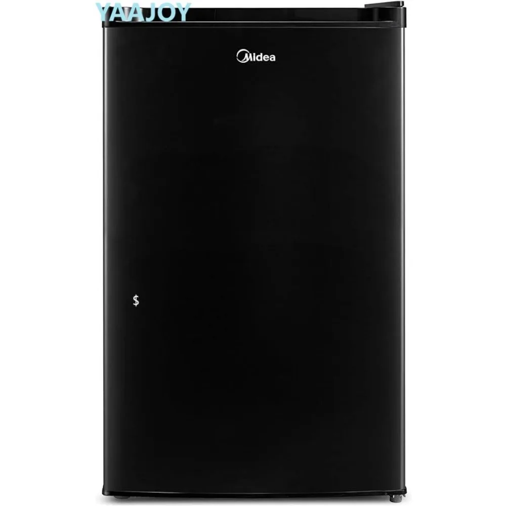 

WHS-160RB1 Single Reversible Compact Refrigerator, 4.4 Cubic Feet Fridge, Black