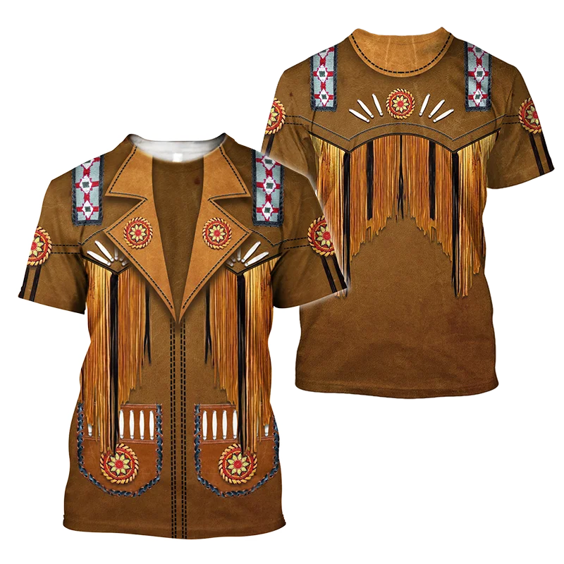 

Western Cowboy Graphic Mens T-Shirt For Men Clothes 3D Print Summer Tops Oversize Tee Shirt Short Sleeve Crewnack Fashion Casual