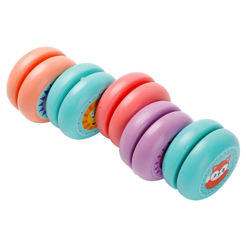 Children Yoyo Ball yoyo ball Cute Animal Prints Wooden Yoyo Toys Fox Owl Hedgehog Snails Toys Kids Yo-Yo Creative Yo Yo For Fun