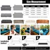 Stretch Jacquard Couch Cushion Covers Chair Sofa Covers Seat Cushion Slipcovers Cushion Protector for 1-2-3 Seaters Replacement 6