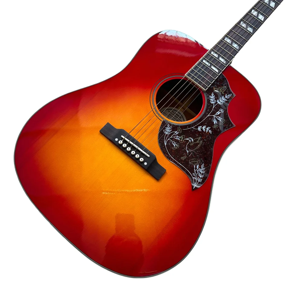 41 " native acoustic guitar folk acoustic guitar with 6 strings rosewood fingerboard with pickup Made in China