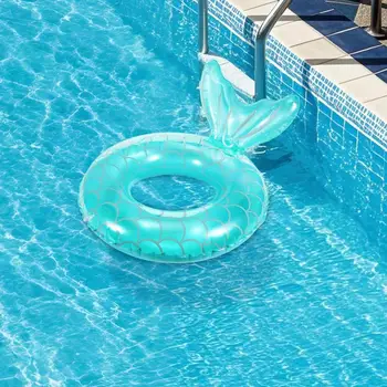 Baby Swimming Float Toddler Floating Rings Inflatable Floats Mermaid Swim Trainer For Toddler Puddles Beach For Kids Summer 1