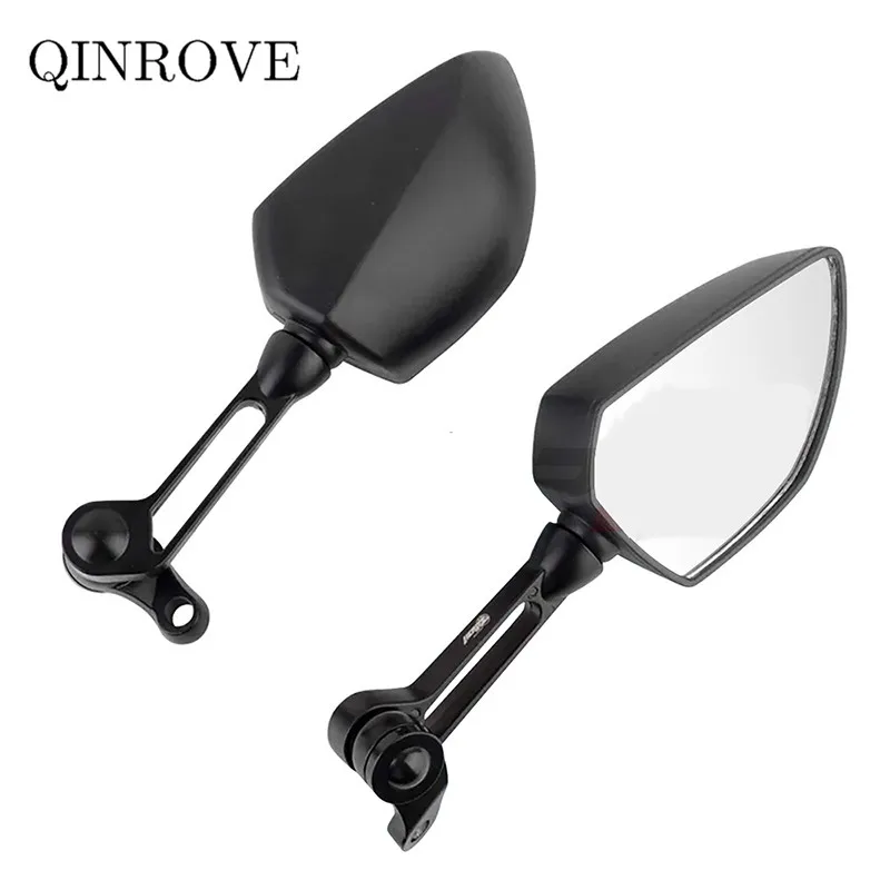 

Зеркало заднее мотоциклетное универсальное из АБС-пластика, белое стекло для Yamaha DT 50 Honda MSX125 Hornet Shadow Monkey CB500X CB650F, 8/10 мм