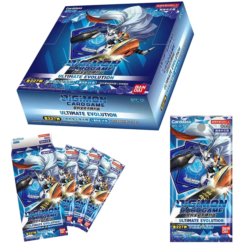 Bandai Digimon Card Ultimate Evolution Btc01Deck Box Gioco Da Tavolo Per Bambini Battle Game Toys Gift Collection Card