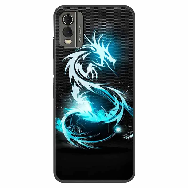 Shockproof Soft Silicone TPU Back Cover with Cute Cartoon Design