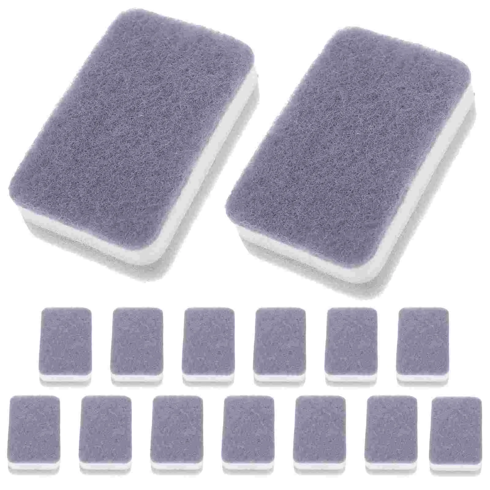 

15Pcs Sponge Scouring Pads Cleaning Pad Reusable Kitchen Dish Washing Sponge