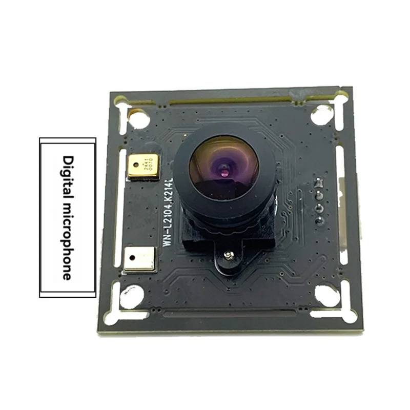 L06A-130 ° 광각 2MP HD USB 카메라 모듈, 듀얼 마이크, 60FPS, 고급 제품 비전을 위한 플러그 앤 플레이