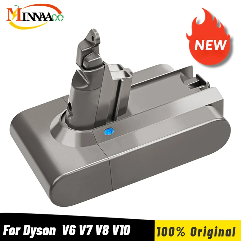 

Vacuum Cleaner Battery for Dyson V6 V7 V8 V10 11 Series SV07 SV09 SV10 SV12 DC62 Absolute Fluffy Animal Pro Rechargeable Bateria