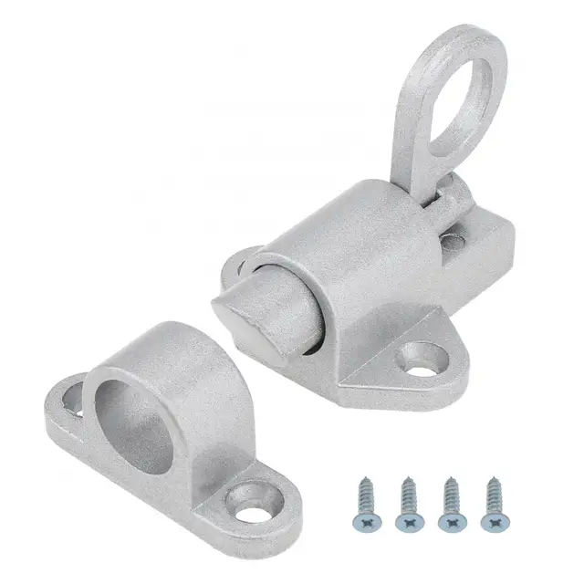 2 Paquetes De Cerraduras Con Llave Para Puertas Pequeñas, Alacenas Etc., De Acero Inoxidable, Cierre De Seguridad Cromado, Cerrojo Con Pestillo Giratorio