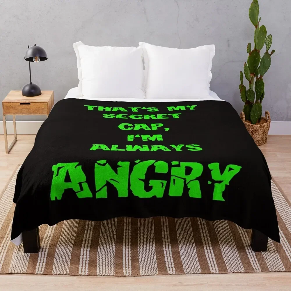 

Anger Issues Throw Blanket Sofas Quilt blankets ands Soft Plush Plaid Blankets