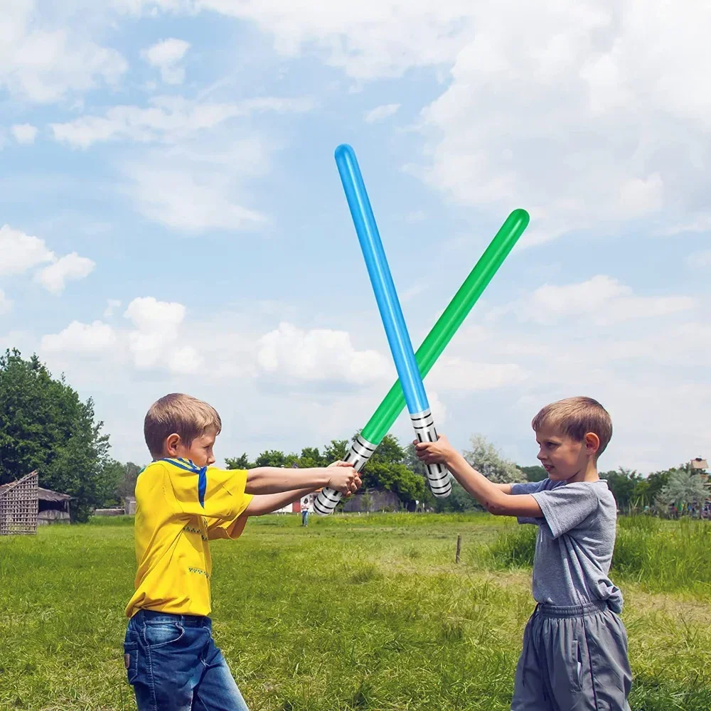 Inflatable Decoration Toy Inflatable Toy Inflatable Water Toy Inflatable Lightsaber Sword Toy Inflatable Pirate Sword Children Outdoor Inflatable Light Saber Sword Toys Fun Pool Swim Water Play Toys Gifts Kids Stage Props PVC Cosplay Supply Toy