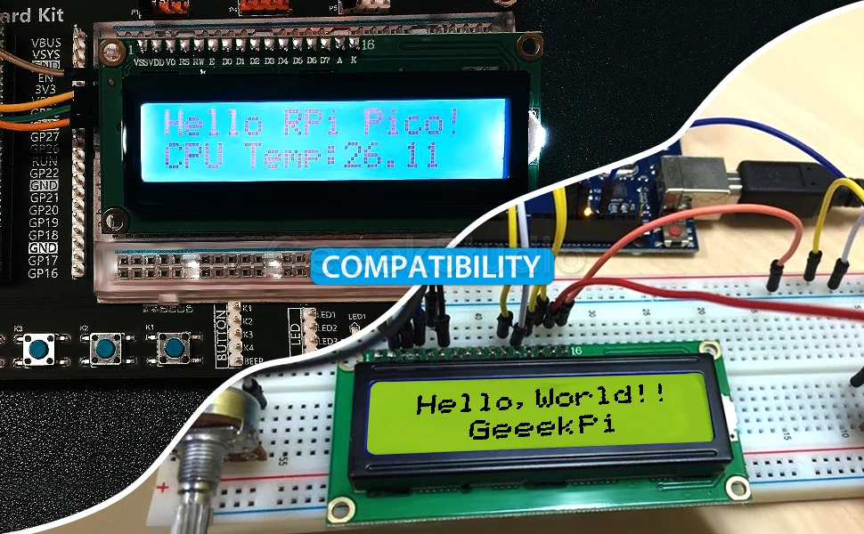 raspberry pi 1602 serial blue backlight lcd module quotation