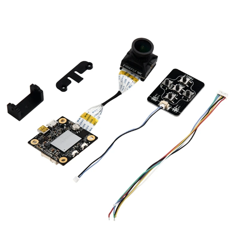 

Для Hawkeye Firefly Split 4K V4 /Nakedcam V4 FOV 170 DVR 7-24V Gyroflow Поддержка 8-64G Micro-SD для гоночного дрона Rc FPV