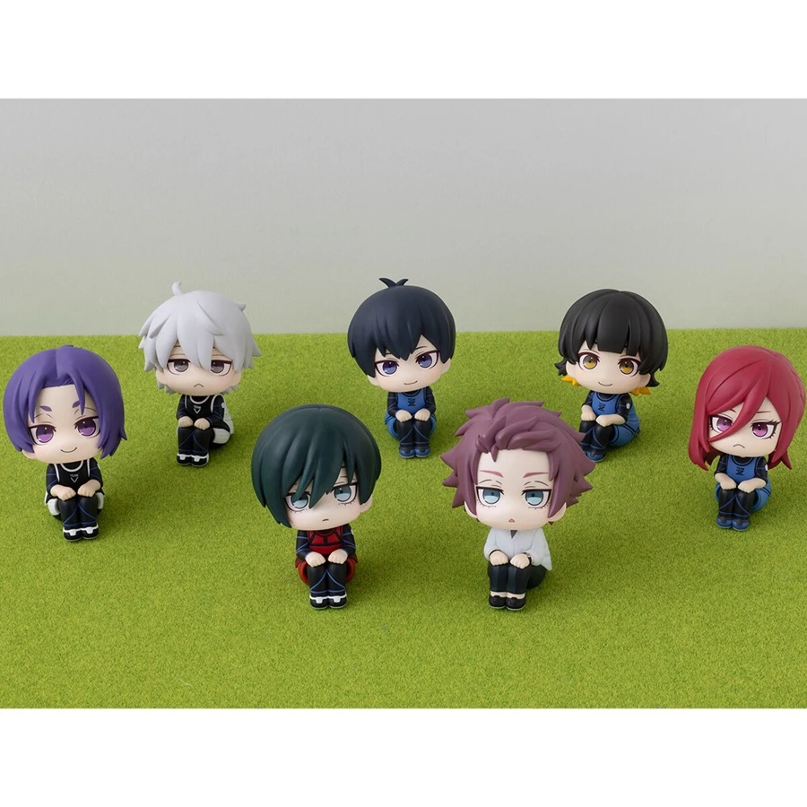 9cm Blue Lock Anime Figur Q-Version Nagi Seishirou Actionfigur Kawaii Isagi Yoichi Figurine PVC Sammlermodell Puppe Spielzeug