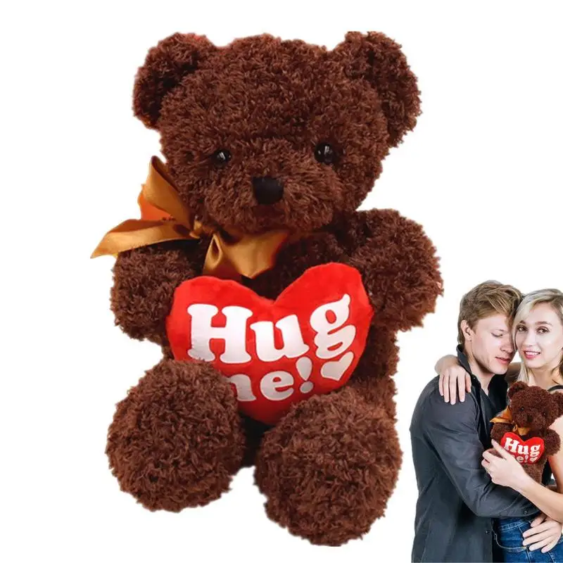 

38cm Plush Bear Dolls Bear Soft Toy Bear Wedding Gifts With Recording Talking Toy For Girls Birthday Party Baby Toy