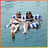 2024 Water Hammock Recliner Inflatable Floating Swimming Mattress Sea Swimming Ring Pool Party Toy Lounge Bed For Swimming 3