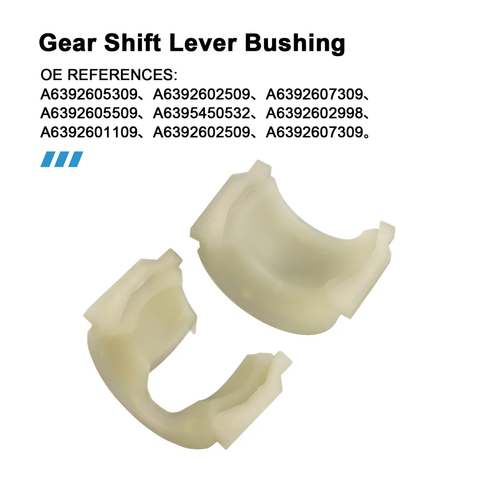 KIT RÉPARATION DOUILLE BAGUE SÉLECTEUR LEVIER DE VITESSE 5/6 VITESSES | COMPATIBLE RÉPARATION MERCEDES VITO VIANO W639 2003 à 2014 | OEM : A6392601109 A6392605309 A6392602509 A6392607309 A6392605509