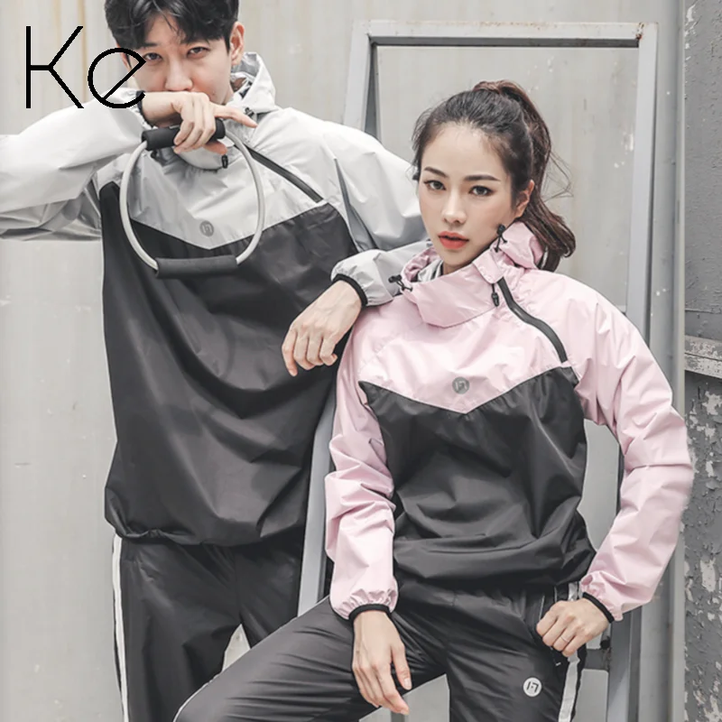 

KE Sweat clothing, men's running fitness wear, outdoor training sportswear set, waterfall sweat clothing, yoga clothing