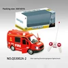 Hot Rc Ambulance Toy Car Simulation Light Music Fire Truck Rescue Vehicle Remote Control Model Car Toys Children Festival Gift 2
