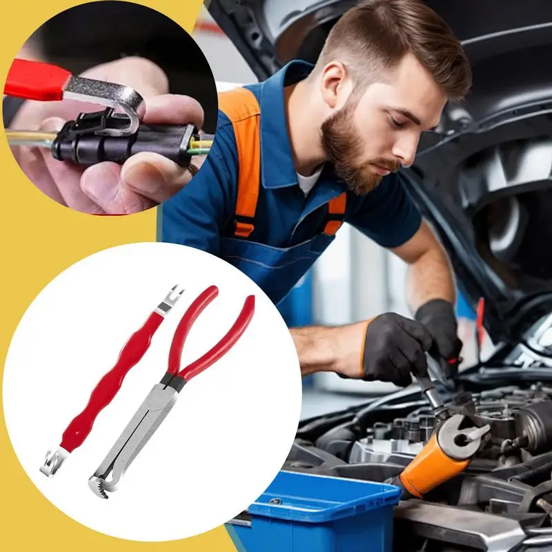Rapid Disconnector Pliers Electrical Plug Pliers Kit Sturdy Retaining Ring Pliers Set Auto Repair Hardware Tools For Automotive 4