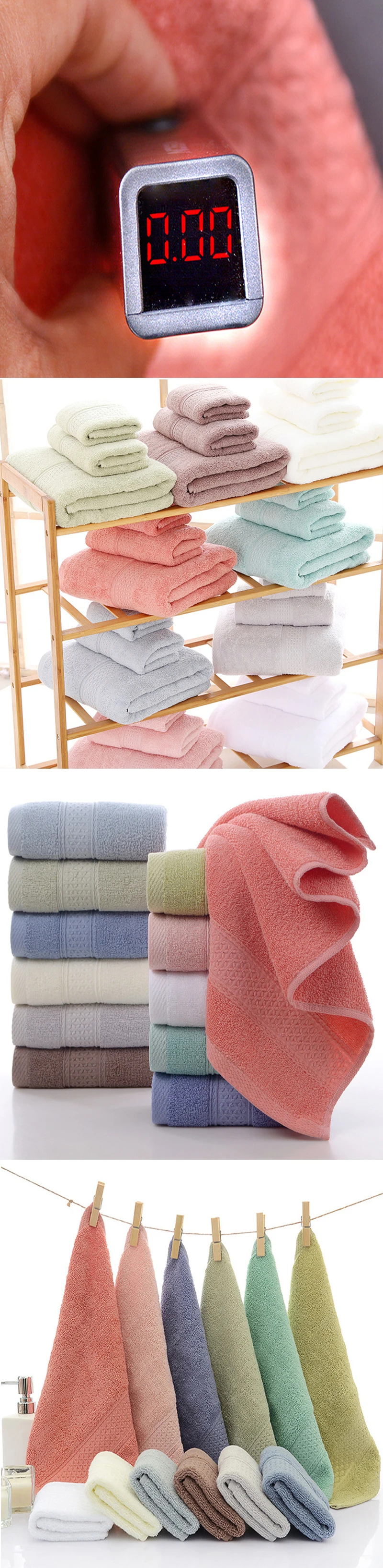 Household use cotton towels for men and women