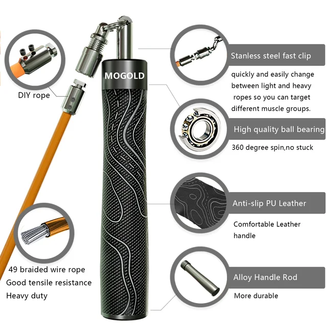 Professional Three-rope Skipping Rope Set, Gym Sports Equipment, Home Adult Weight Fitness Exercise, Weight Rope Adjustable 3