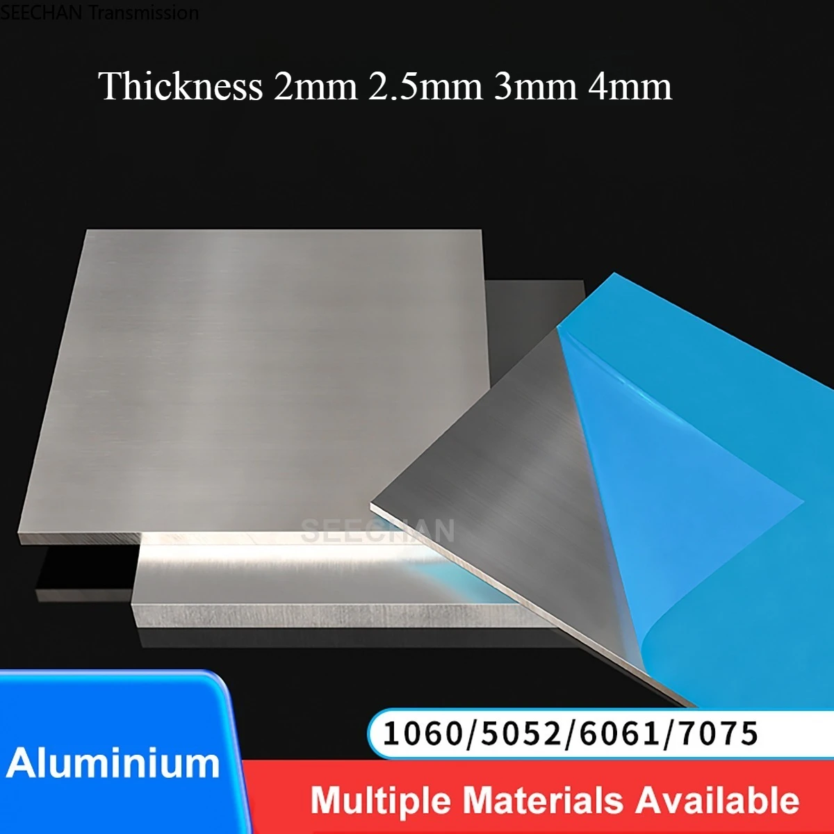 1060 Aluminum Plate Metal Sheet Thick 2mm 2.5mm 3mm 4mm Aluminum Square Plate 50x50 100x100 150x150 200x200 200x300 300x300mm